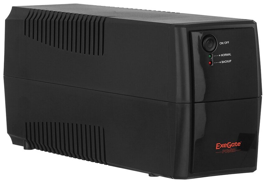 EXEGATE EP244543RUS ИБП Power Back BNB-600 <600VA, Black, 2 евророзетки>