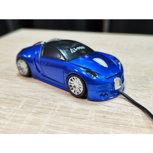 Мышка машинка для компьютера ноутбука L-PRO ZL-66 в форме синей машинки 59900₽