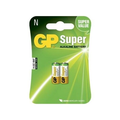 Батарея GP Super Alkaline 910A LR1 N (2шт) батарея energizer a27 12v alkaline 2шт