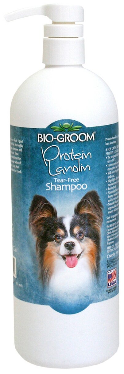 BIO-GROOM PROTEIN LANOLIN шампунь для собак и кошек с протеином и ланолином 946 мл (1 шт)