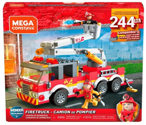 Конструктор Mega Construx Wonder Builders GLK54 Пожарная машина, 244 дет.