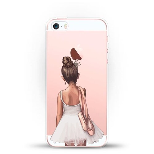 фото Силиконовый чехол юная балерина на apple iphone 5/iphone 5s/iphone se andy & paul
