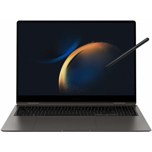 Ноутбук Samsung Galaxy Book3 Pro 360 NP960QFG-KA3IN samsung ноутбук samsung galaxy book 3 360 np730 core i7 1360p 16gb ssd512gb intel iris xe graphics 13 3 amoled touch fhd 1920x1080 windows 11 home graphite wifi bt cam np730qfg ka4it