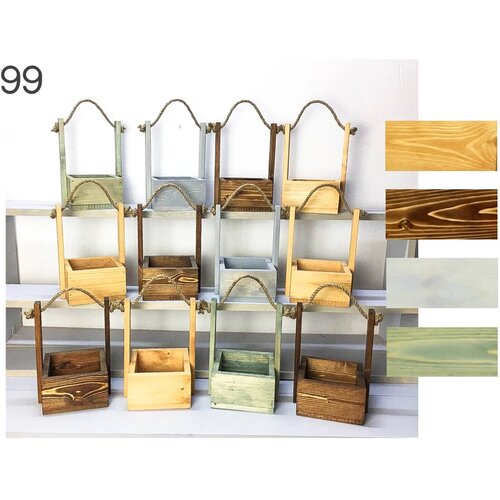 Набор из 12 деревянных ящиков №37 