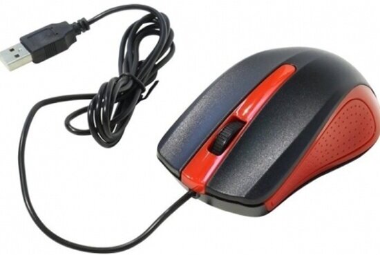 Мышь Оклик Oklick 225M Black/Red USB (288237)