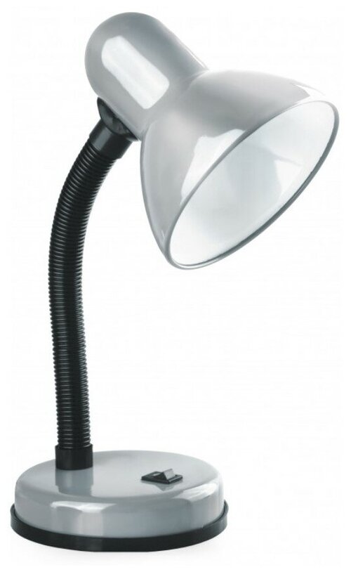 Лампа офисная Camelion Light Solution KD-301 C03, E27, 60 Вт, серебристый