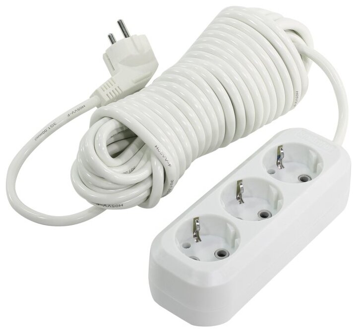 фото Удлинитель SmartBuy SBE-16-3-10-Z, с/з, 16А / 3500 Вт