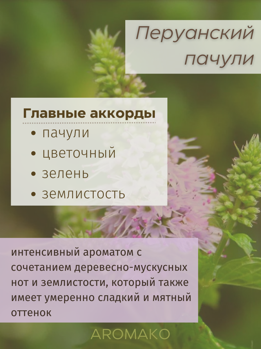 Автопарфюм "Перуанский Пачули" AROMAKO, ароматизатор для автомобиля, освежитель воздуха в машину