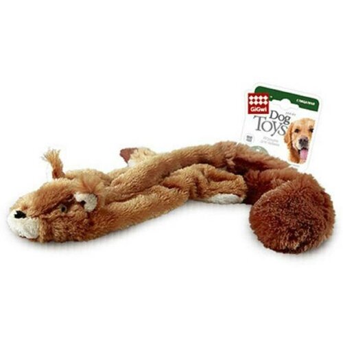 GiGwi Dog Toys Белка без набивки с двумя пищалками (75012), 610 мм (2 штуки)