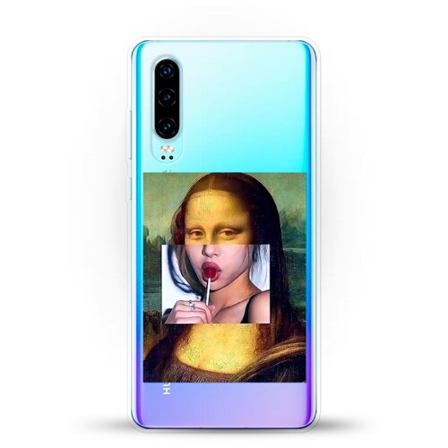 фото Силиконовый чехол мона на huawei p30 andy & paul