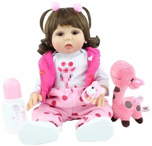 Новая кукла реборн NPK Doll 48 см. Полностью силиконовая кукла, можно купать. Кукла младенец Reborn