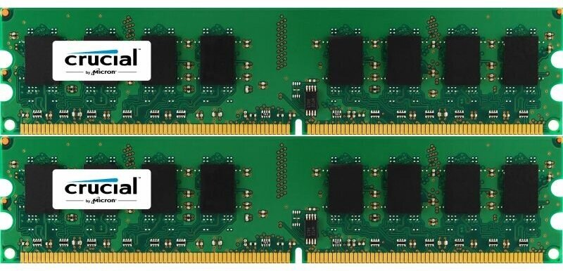 Модуль памяти CRUCIAL DDR4 - 2x 8Гб 2400, DIMM, Ret - фото №2