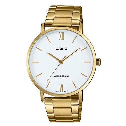 Наручные часы CASIO Collection CASIO MTP-VT01G-7B, золотой, белый