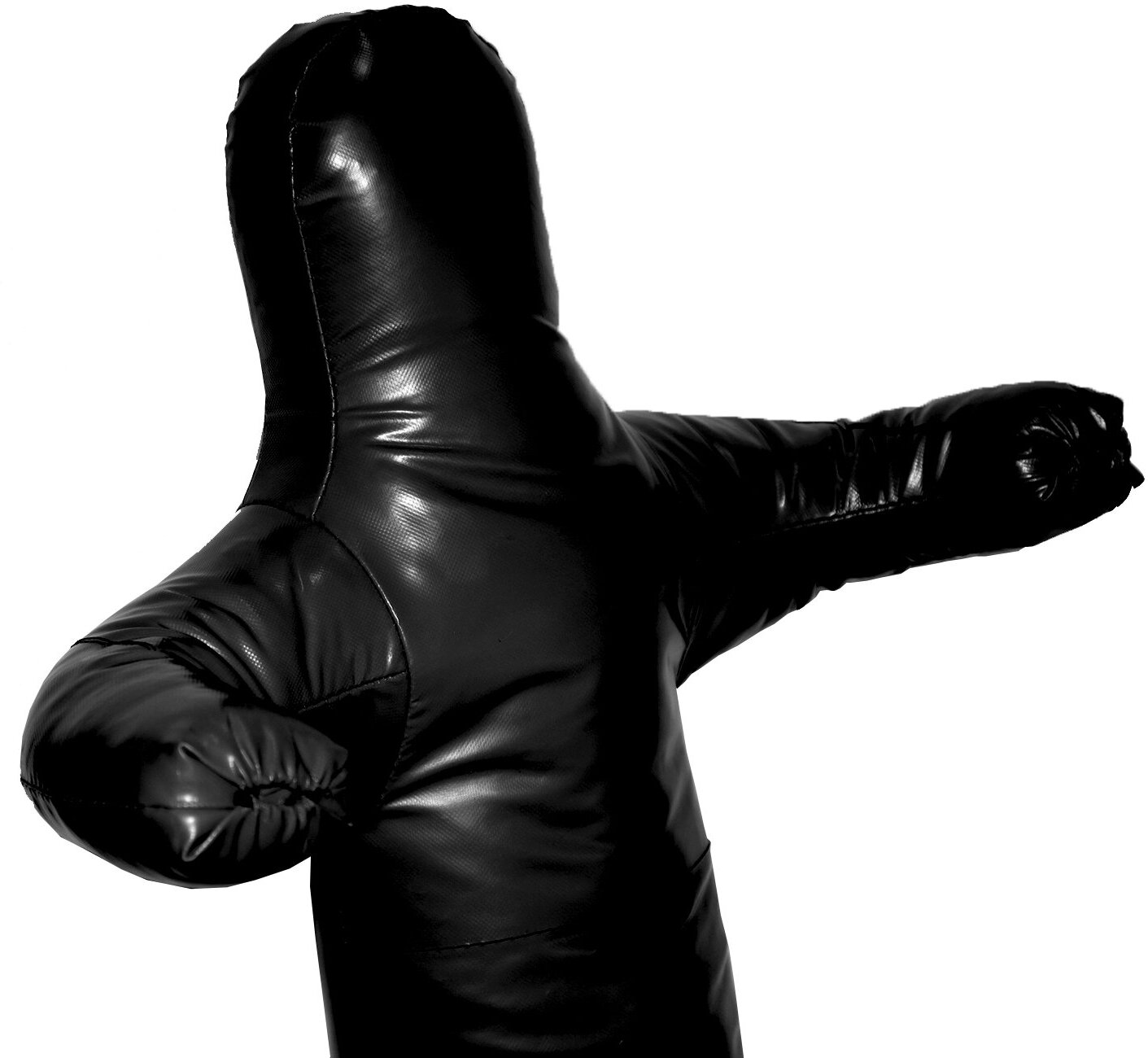 Манекен борцовский классический тент черный - Puncher - Черный - 160 см