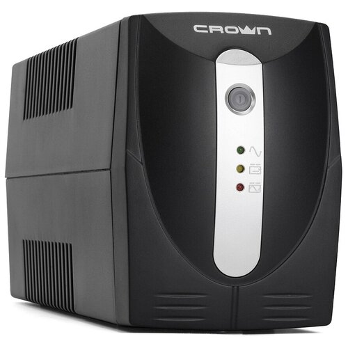 Интерактивный ИБП CROWN MICRO CMU-850X IEC чёрный 480 Вт