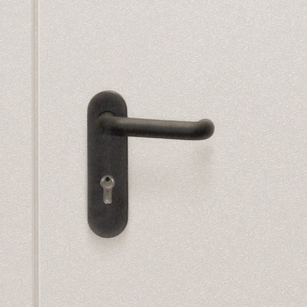 Дверь техническая Промет ДТ-1 глухая левая серый RAL 7035 950х2050 мм - фотография № 4