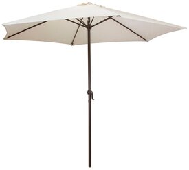 Зонт садовый Ecos GU-01 диаметр 270 см (бежевый) без крестообразного основания (штанга 38 мм)