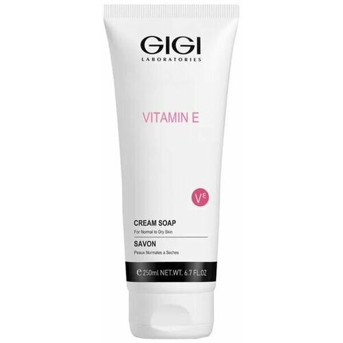 GIGI Vitamin E Жидкое мыло Cream Soap, 250 мл. gigi жидкое крем мыло для сухой и обезвоженной кожи cream soap 250 мл gigi vitamin e