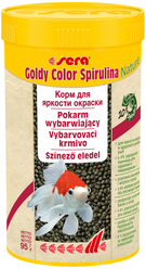 Сухой корм для рыб Sera Goldy Color Spirulina Nature, 250 мл, 95 г