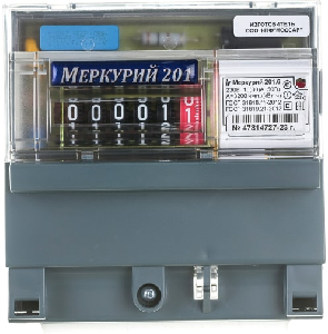 Счетчик электроэнергии однофазный однотарифный INCOTEX Меркурий 201.6 10(80) А без привязки к региону