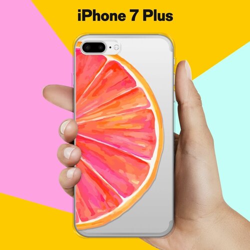 Силиконовый чехол Грейпфрут на Apple iPhone 7 Plus силиконовый чехол капкейки на apple iphone 7 plus