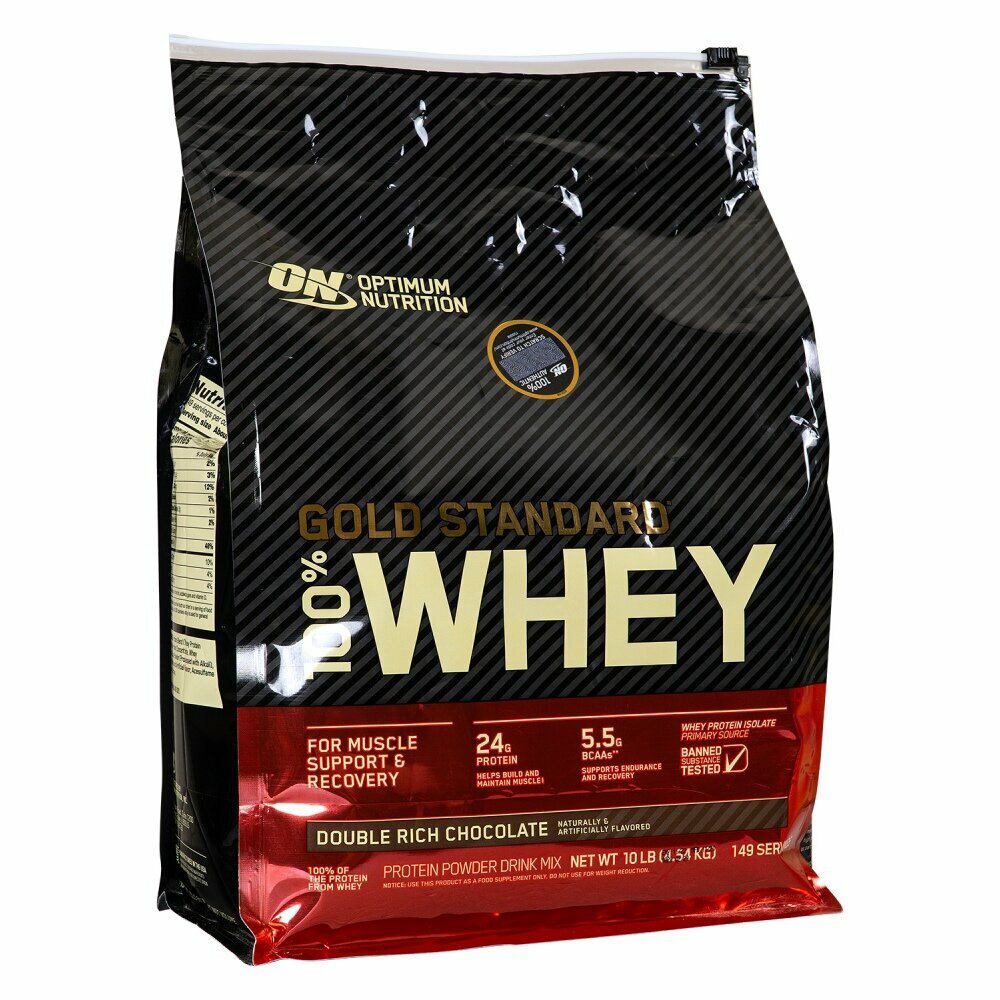 100% Whey Gold Standard, 4540 г, Extreme Milk Chocolate / Экстремально Молочный Шоколад