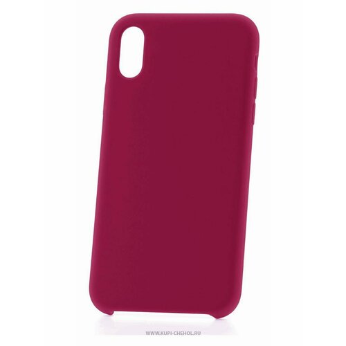 Чехол для iPhone XR Derbi Slim Silicone-2 малиновый фиолетовый, малиновый