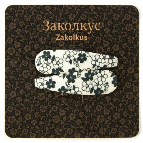 Заколка клик-клак Поникшие незабудки 449₽