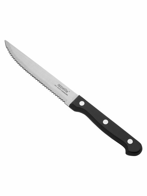 Нож для нарезки Appetite Шеф из нержавеющей стали, с зубчиками, 13 см