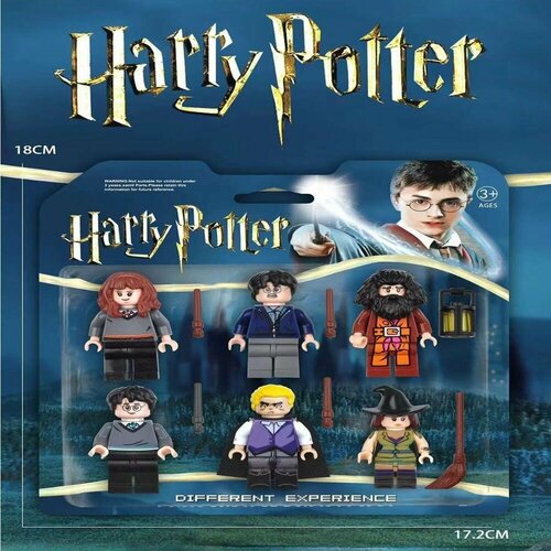 22633 Конструктор minifigures Harry Potter, минифигурки Гарри Поттер 6 шт. 22633 конструктор minifigures harry potter минифигурки гарри поттер 6 шт