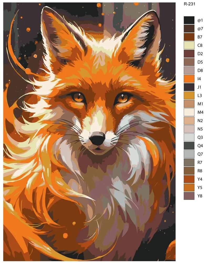 Картина по номерам R-231 