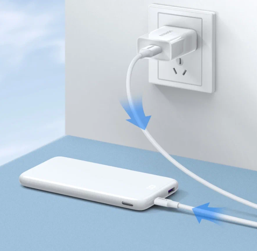 Кабель UGREEN USB 2.0 A to Micro USB Cable Nickel Plating 1m US289 (White) (60141) — фото 1