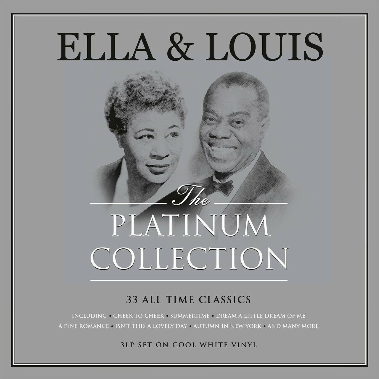 Ella Fitzgerald   Louis Armstrong   The Platinum Collection  Coloured White Vinyl  3 LP 