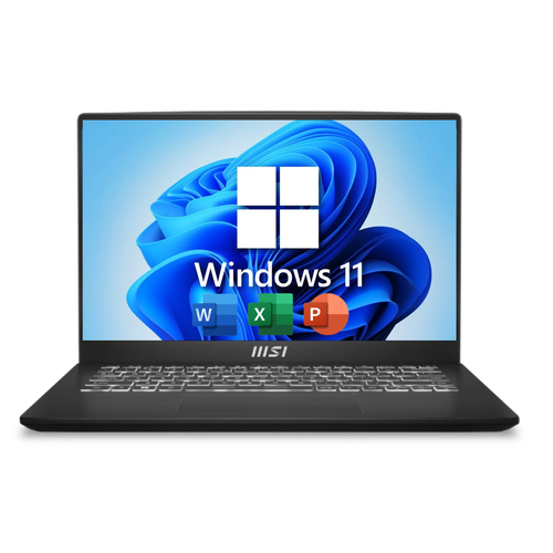 14 Ноутбук MSI Modern 14 IPS AMD Ryzen 5 7530U RAM 16 ГБ DDR4 SSD 512 ГБ AMD Radeon Graphics Windows 11 Pro Office 2021 Русская раскладка 65250₽