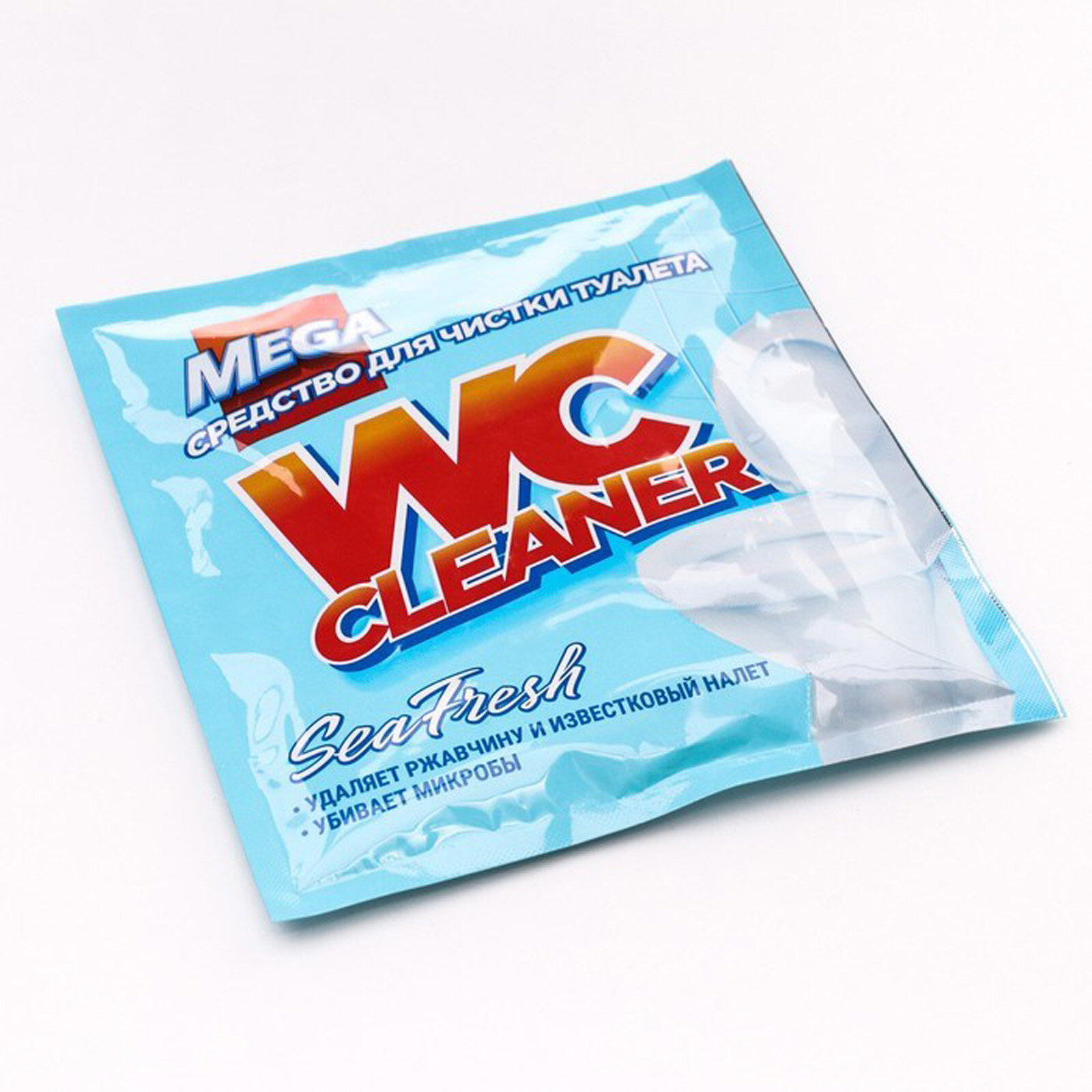 Средство Mega WC cleaner для чистки туалета и удаления известкового налета, 130 г