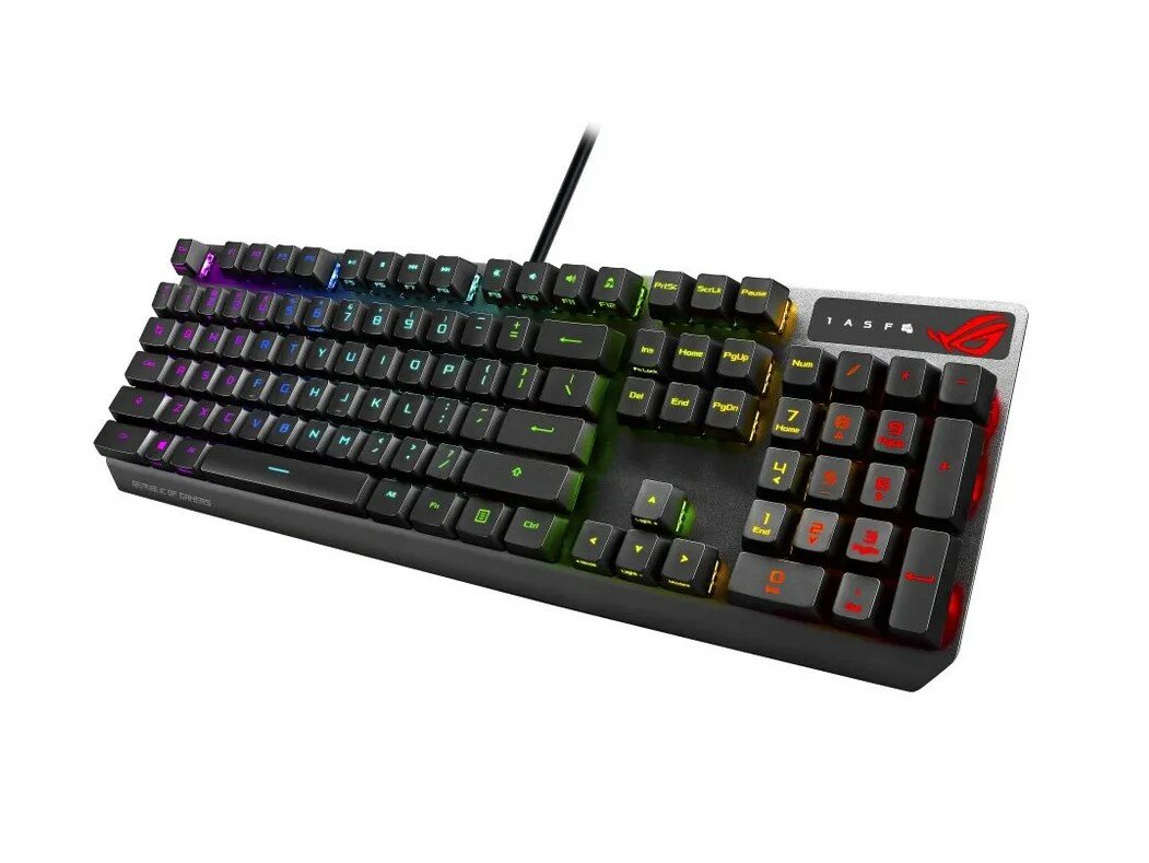 Игровая клавиатура ASUS ROG Strix Scope RX ROG RX RED, black, ENG — фото 1