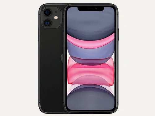 Изображение товара Смартфон Apple iPhone 11, 128 ГБ, чёрный, A13, 6.1", 4 GB RAM