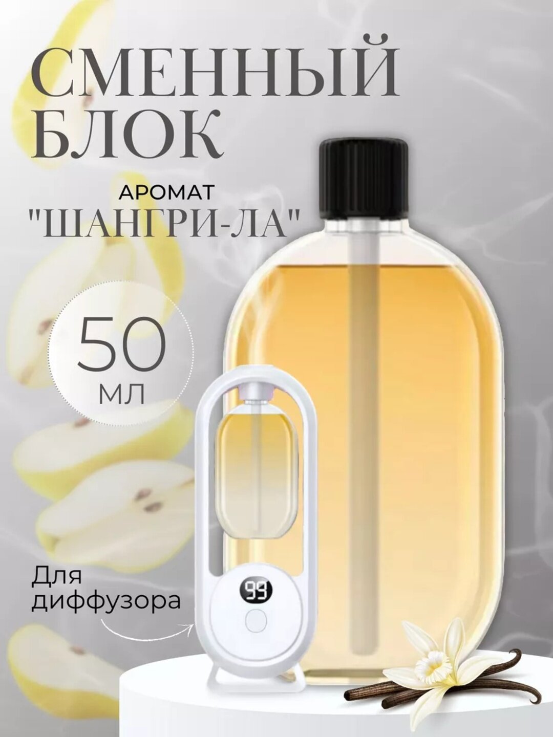 Сменный баллон для автоматического освежителя воздуха — ароматизатор, длительное действие — фото 1
