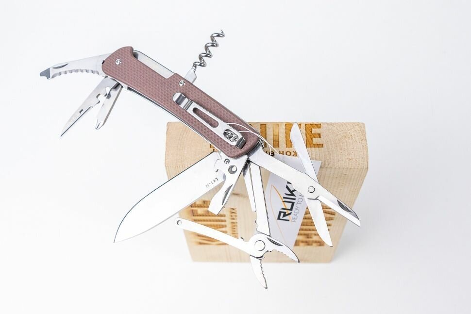 Нож швейцарский Ruike - фото №12