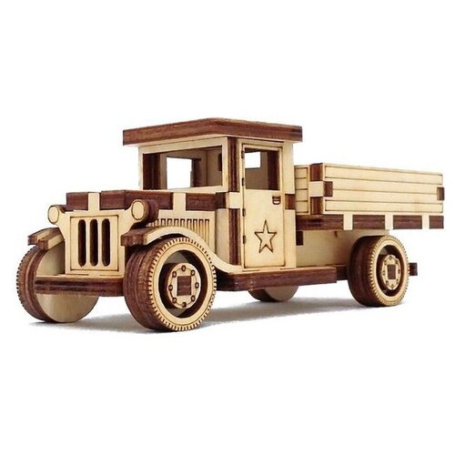 Сборная модель - грузовик - полуторка сборная деревянная модель грузовик
