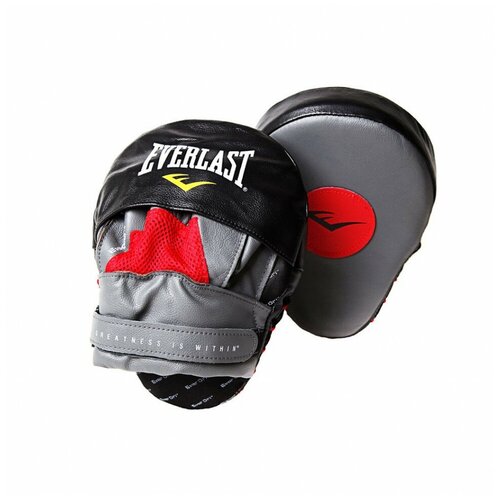 фото Лапы изогнутые everlast mantis punch mitts красные/черные