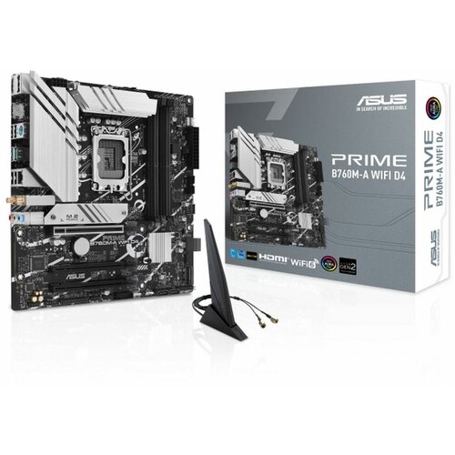 Материнская плата ASUS PRIME B760M-A WIFI D4 /LGA1700, B760, USB32, WIFI 6, MB (90MB1CX0-M0EAY0)