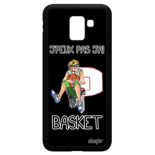 фото Чехол для мобильного galaxy j6 2018, "не могу - у меня баскетбол!" шутка юмор utaupia