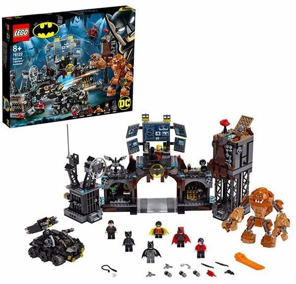 Конструктор LEGO Super Heroes Вторжение Глиноликого в бэт-пещеру (LEGO 76122)