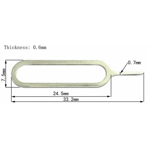 Металлический инструмент для лотка сим-карты