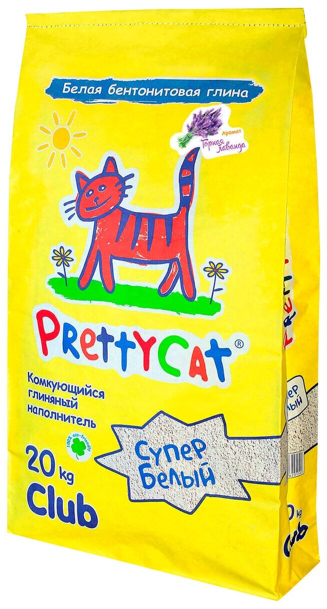 Наполнитель комкующийся PrettyCat Cупер белый с ароматом лаванды, 5л/4.2кг - фото №18