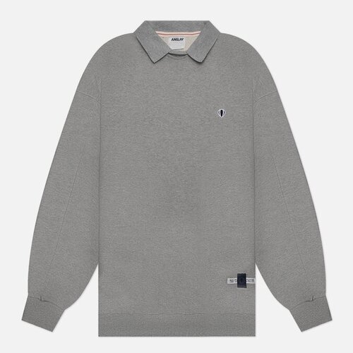 Толстовка ANGLAN, силуэт свободный, размер One Size, серый