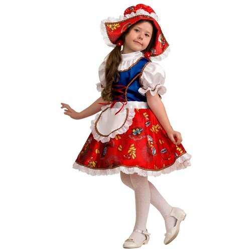 фото Батик костюм детский красная шапочка сказочная