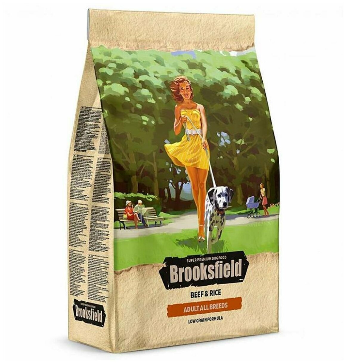 Сухой корм Brooksfield (Бруксфилд) Low Grain Adult Dog All Breeds Beef для собак Всех Пород Говядина/рис 3 кг