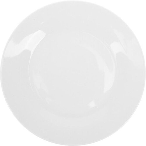 Тарелка Collage мелкая, фарфоровая, белая, d=26,3cм , (фк380)